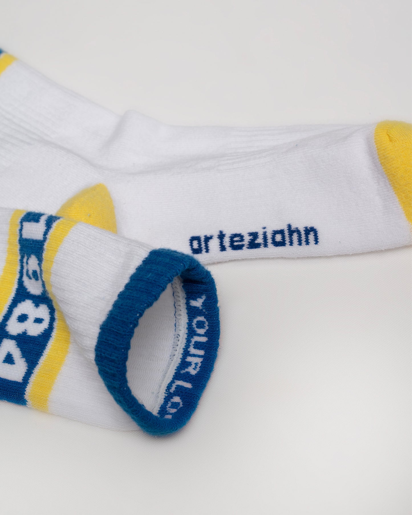 Since 1984 Yellow-Blue 1984 baskılı Unisex Spor & Lifestyle Çorap