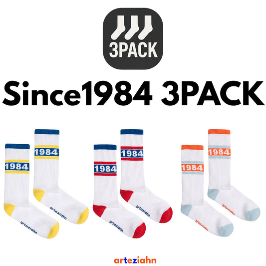 Since 1984 Starter Pack (3PACK) Unisex Lifestyle & Spor Organik 3'lü Çorap Seti