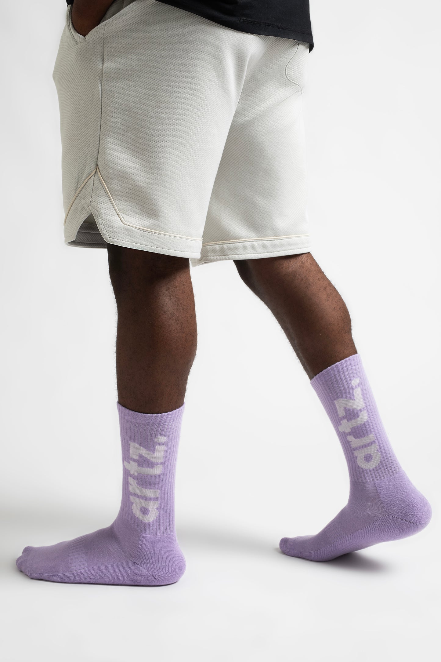 Essentials Lilac lila Unisex Pamuklu Spor Çorap | arteziahn 002