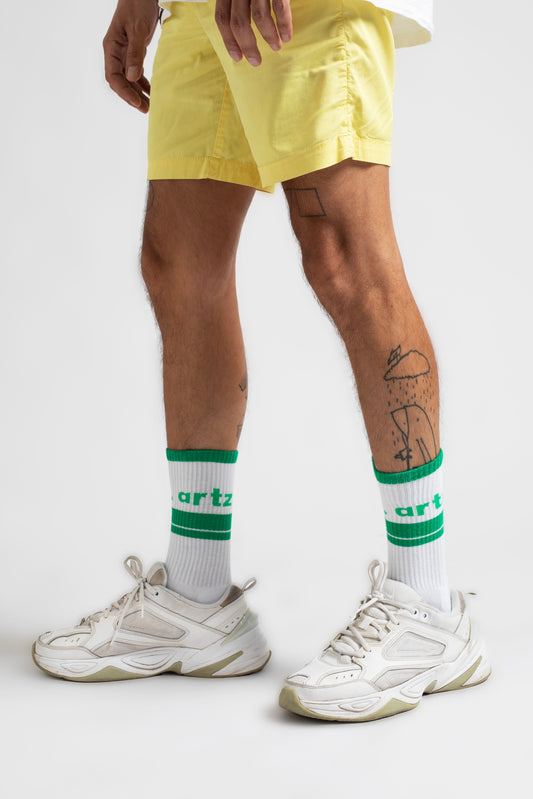 Retro Green Yeşil unisex Spor & Lifestyle çorap