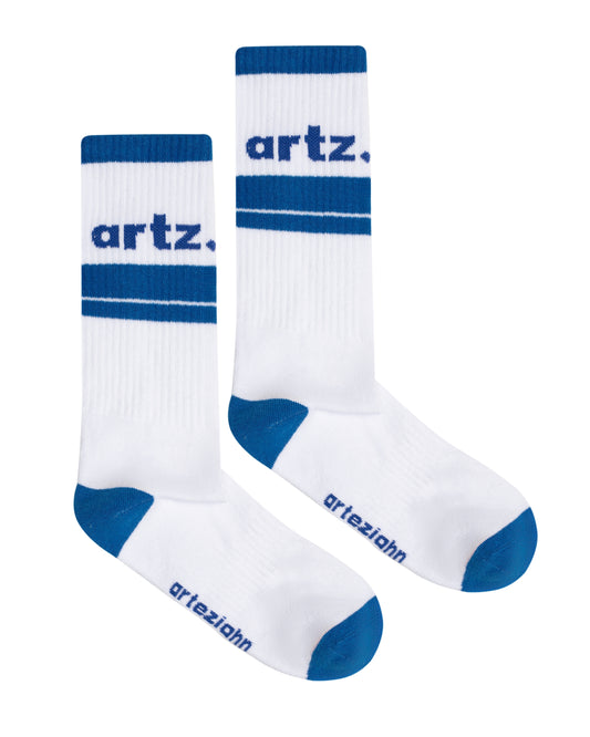 Retro Dark Blue Lacivert Unisex Spor & Lifestyle Pamuklu Havlu Taban Çorap