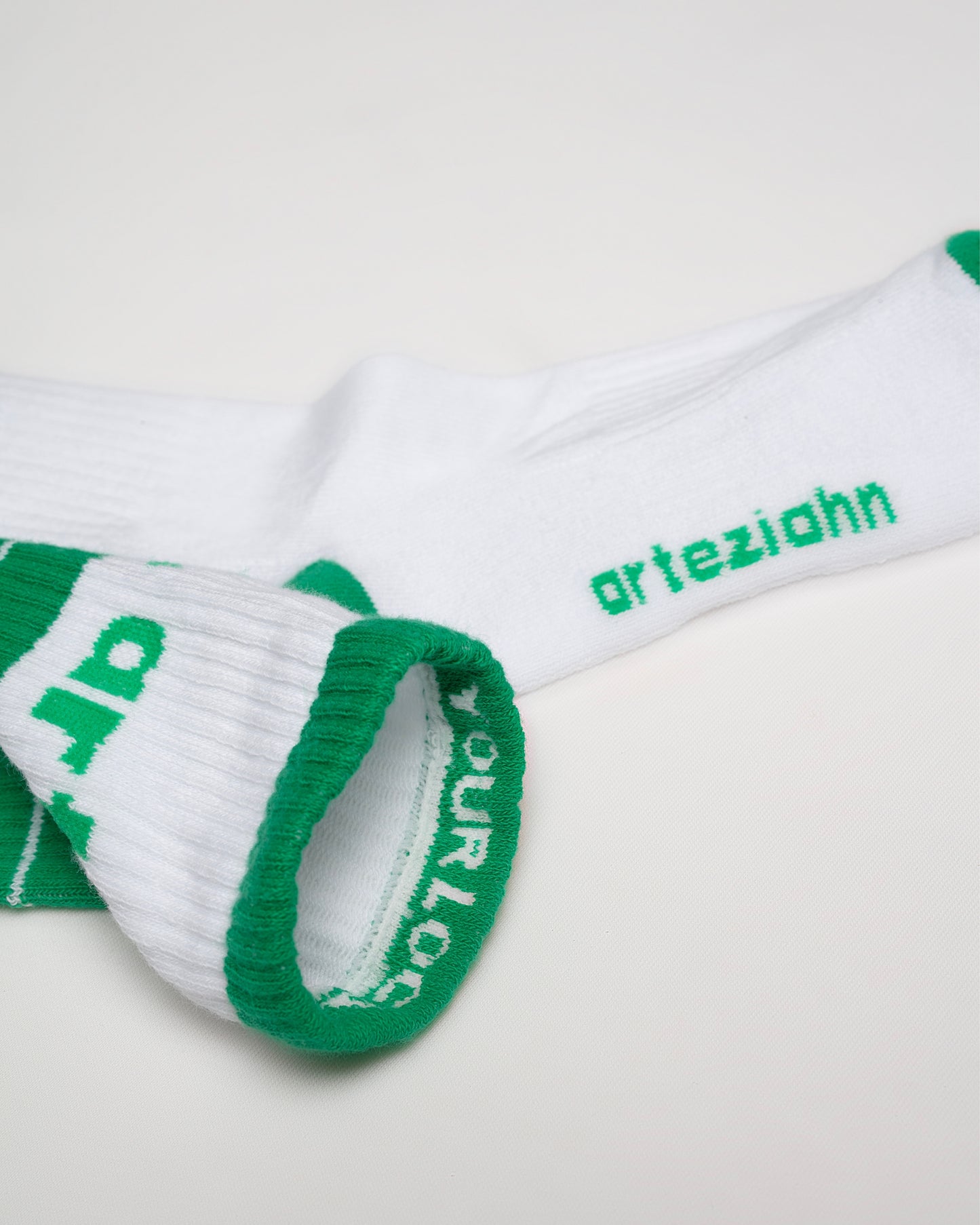 Retro Ever Green (3PACK) Yeşil - Beyaz Unisex Lifestyle & Spor Organik 3'lü Çorap Seti