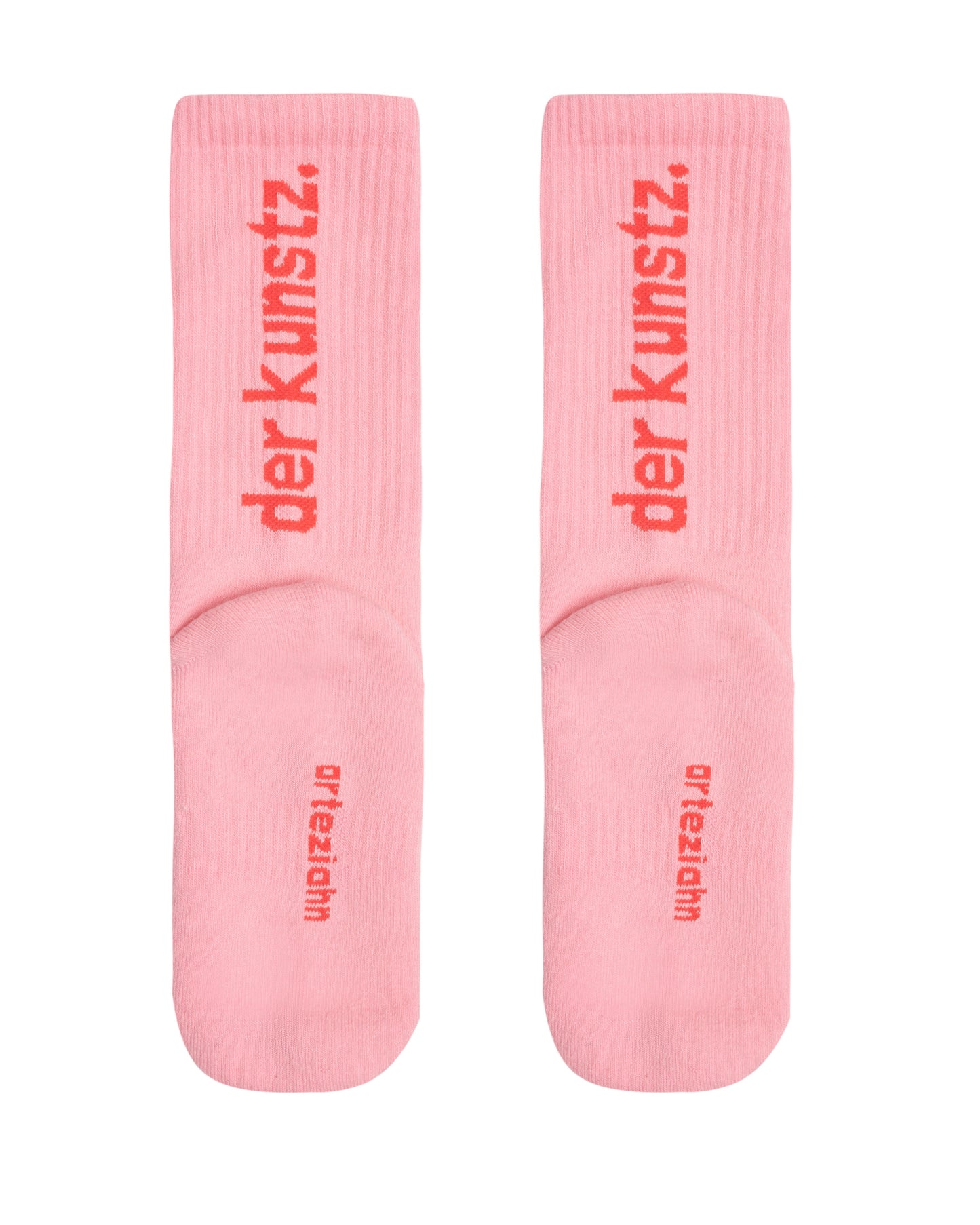 der Kunstz Pink Pembe Unisex Spor & Lifestyle çorap